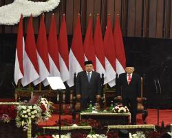 Presiden Jokowi Sampaikan Ucapan Terim