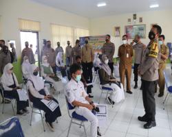 Polda Banten Gelar Vaksinasi Go to Sch