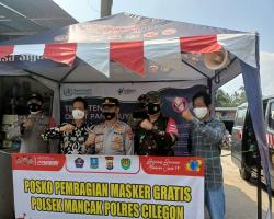  POLSEK MANCAK DIRIKAN POSCO DI PASAR 