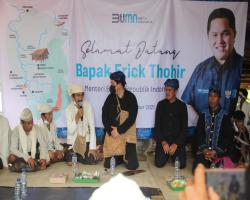 Menteri BUMN Erik Tohir Tinjau Lokasi 