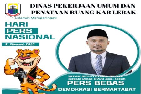 UCAPAN HARI PERS NASIONAL 09 PEBRU