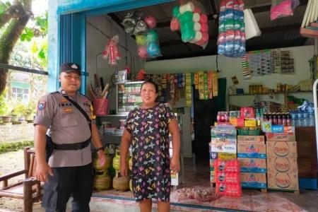 SAMBANGI WARGA, POLSEK MAJA POLRES