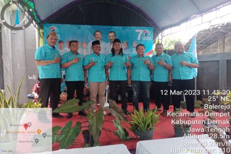 RAPAT KONSULIDASI DAN RAKERDA GELORA DIDESA BALEREJO DEMPET DEMAK