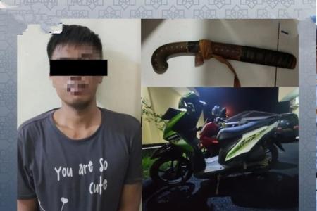 awanan Pelaku Begal Motor di Cihara be