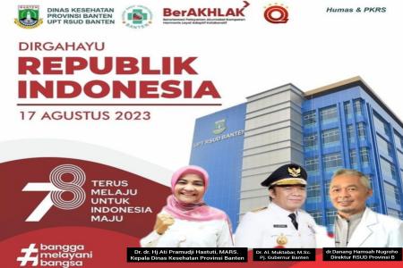 UPT RSUD BANTEN  MENGUCAPKAN DIRGA