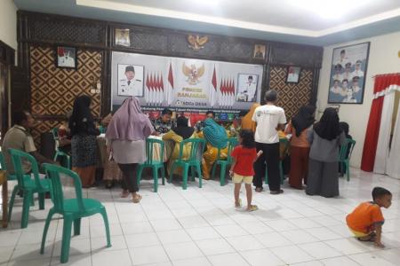 DI DUGA BANTUAN PANGAN P3KE DI DES