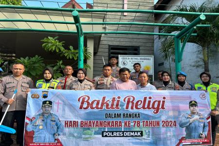 SAMBUT HARI BHAYANGKARA KE 78 POLRES D