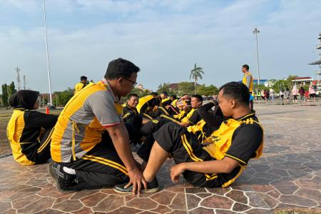 POLRES DEMAK GELAR TES KESEHATAN JASMA