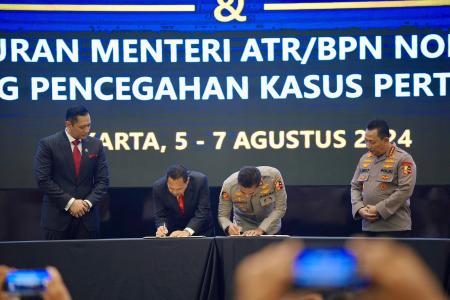 Kerjasama Kementrian ATRBPN Dan POLRI 