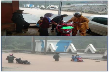 DIDUGA AKIBAT PEKERJAAN TPT RSUD C