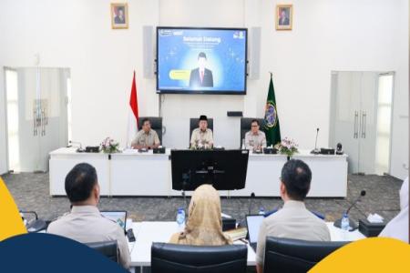 BERIKAN PENGARAHAN DI DITJEN SPPR,