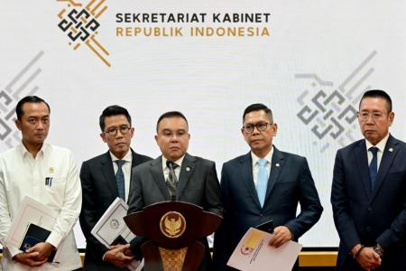 Presiden Prabowo Subianto menerima kun