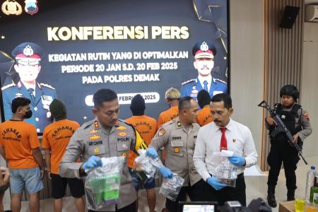 POLRES DEMAK CIPTAKAN KONDISI AMAN