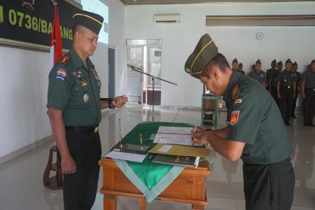 Dandim Batang Laksanakan Sertijab Danr