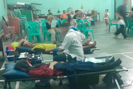 DONOR DARAH DI DESA JATISABA PURBALING