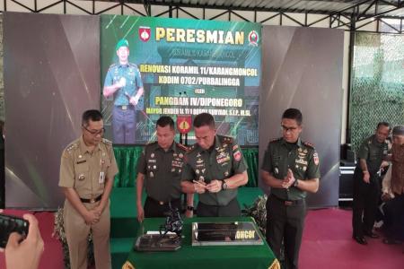 Pangdam IVDiponegoro Resmikan Renovasi