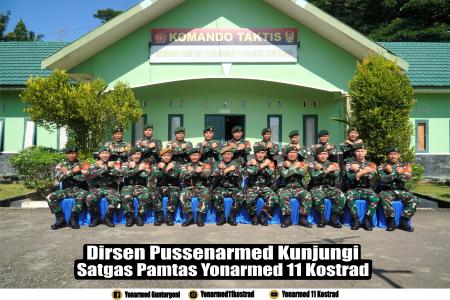 Dirsen Pussenarmed Kunjungi Satgas Pam