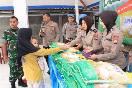 Dukung Stabilitas Harga Pangan Polres 