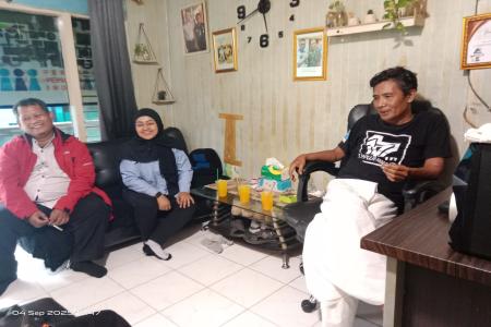 Kunjungan Kepala SMAN 1 Kalang Anyar k