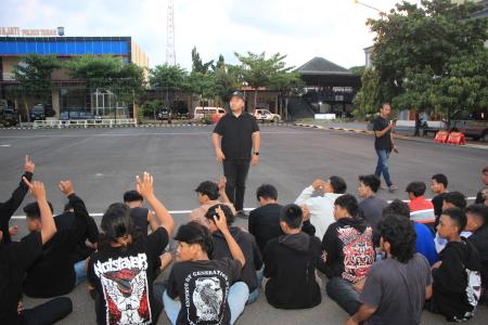 Polres Tuban Amankan dan Beri Pembinaa