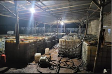 Dugaan Gudang Solar Ilegal Didesa Ngam