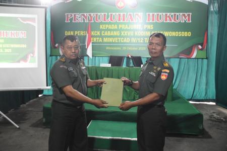 KODIM 0707/WONOSOBO GELAR PENYULUH