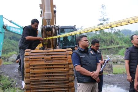 Bareskrim Polri Tindak Tambang Pasir Ilegal di Kawasan Taman Nasional 